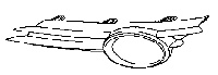 Zaślepka, kratka halogenu lewego CORSA D do 2011